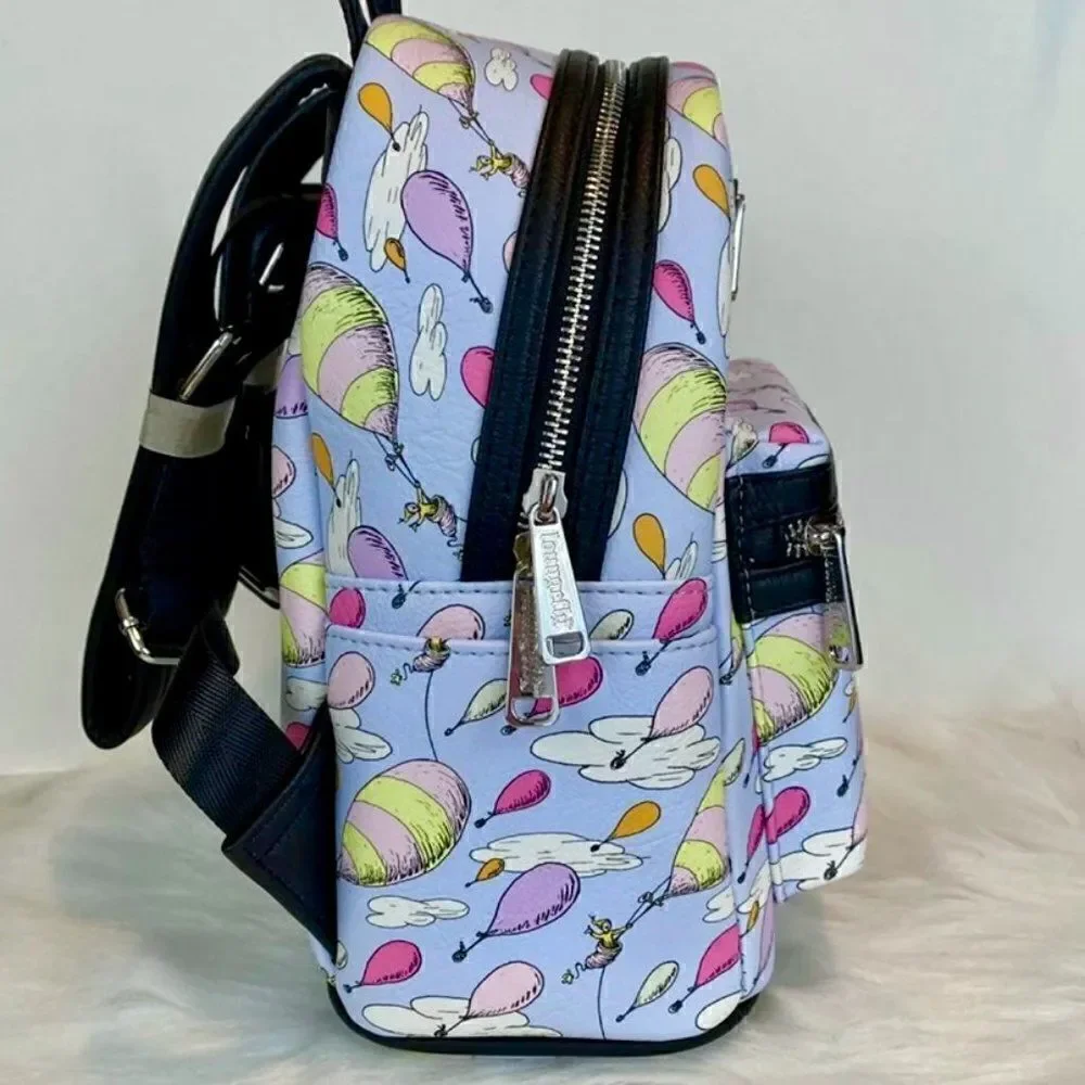 Loungefly Dr. Seuss Oh the Places You’ll Go Mini Backpack & Wallet NWT